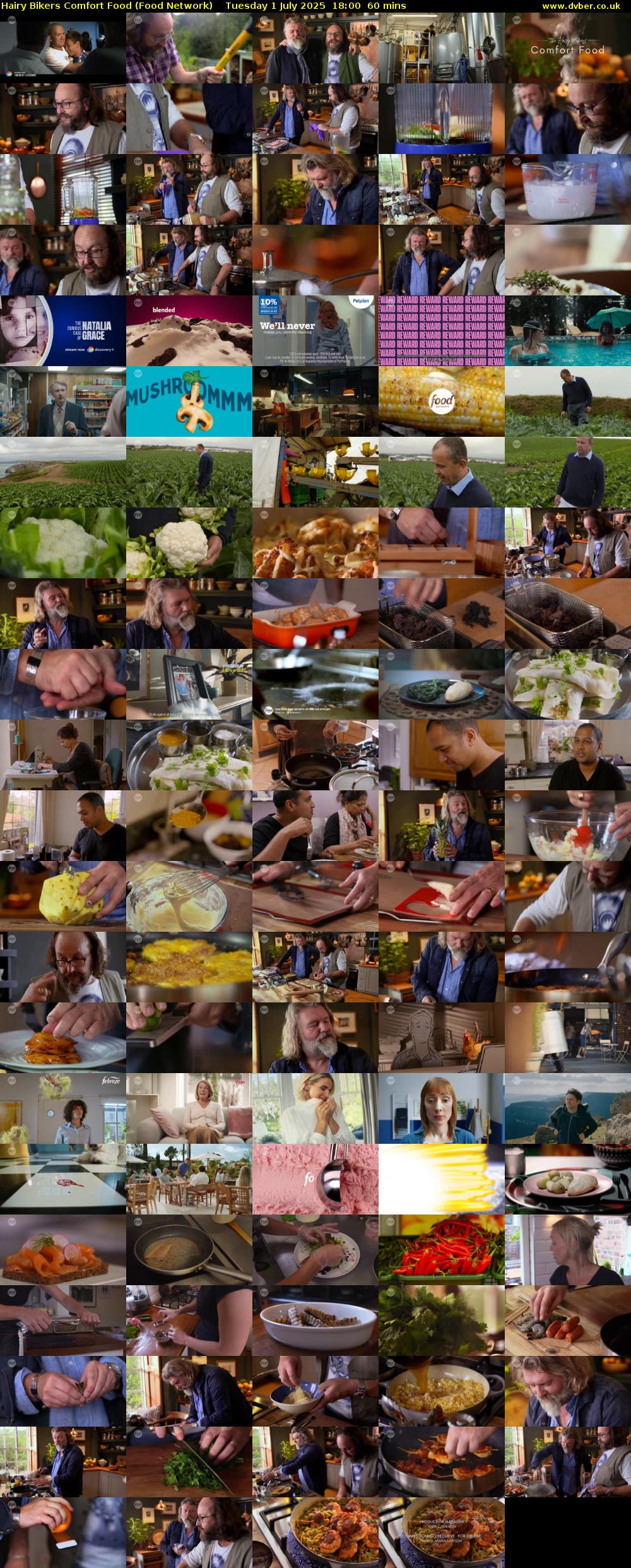 Hairy Bikers Comfort Food (Food Network) Tuesday 1 July 2025 18:00 - 19:00
