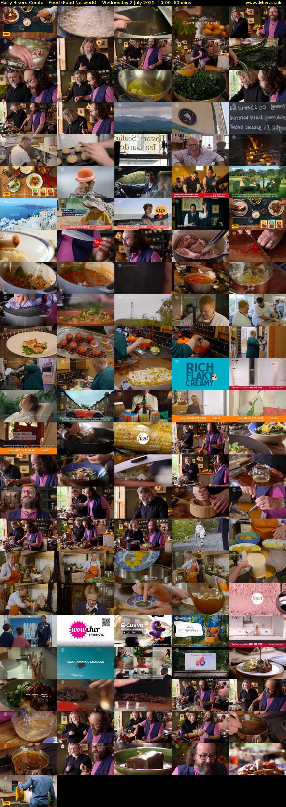 Hairy Bikers Comfort Food (Food Network) Wednesday 2 July 2025 10:00 - 11:00
