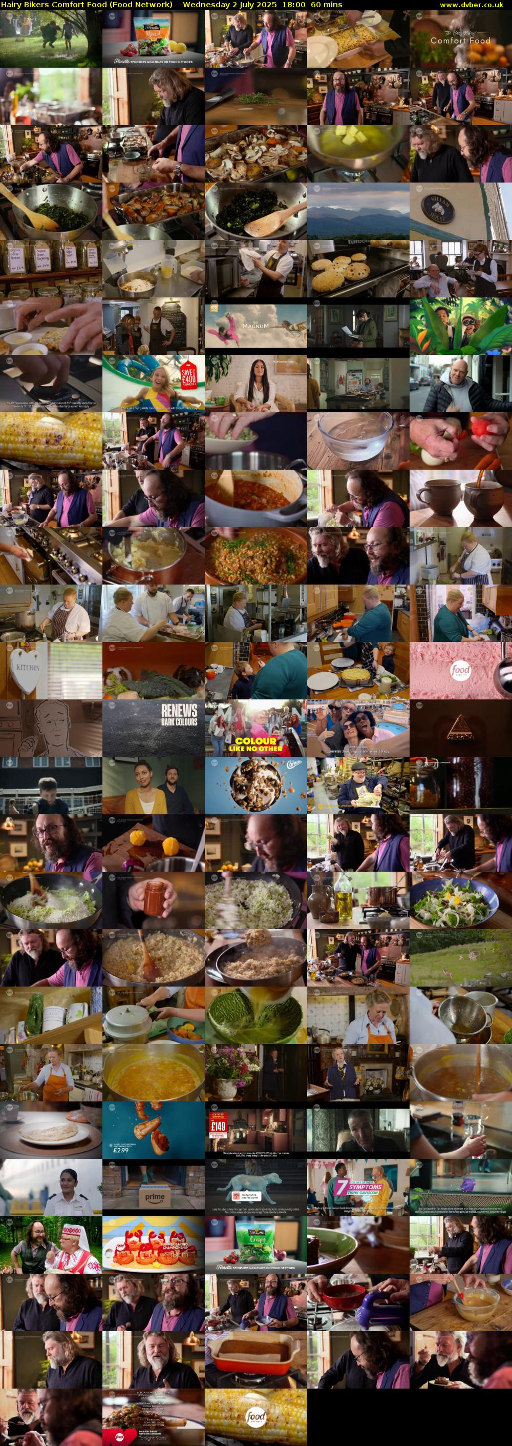 Hairy Bikers Comfort Food (Food Network) Wednesday 2 July 2025 18:00 - 19:00