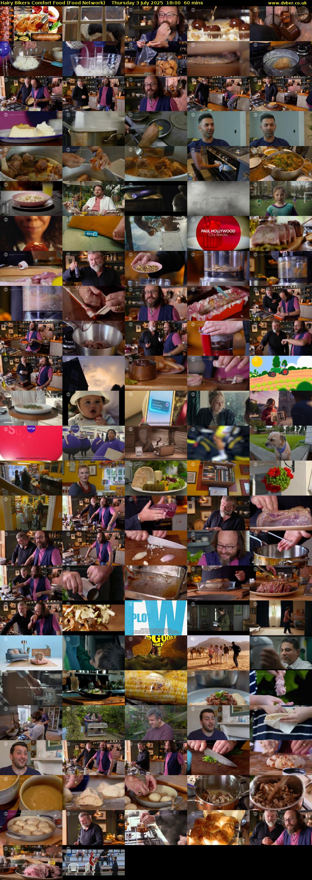 Hairy Bikers Comfort Food (Food Network) Thursday 3 July 2025 18:00 - 19:00
