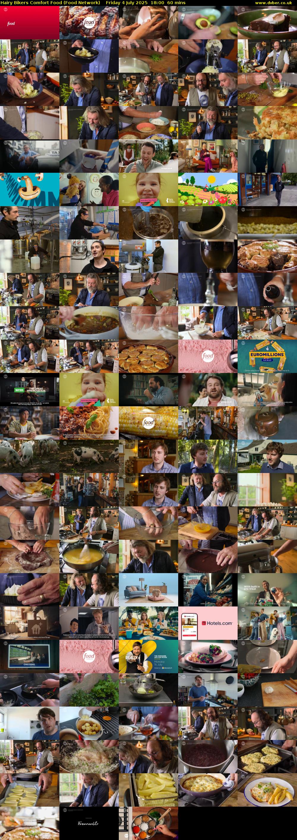 Hairy Bikers Comfort Food (Food Network) Friday 4 July 2025 18:00 - 19:00