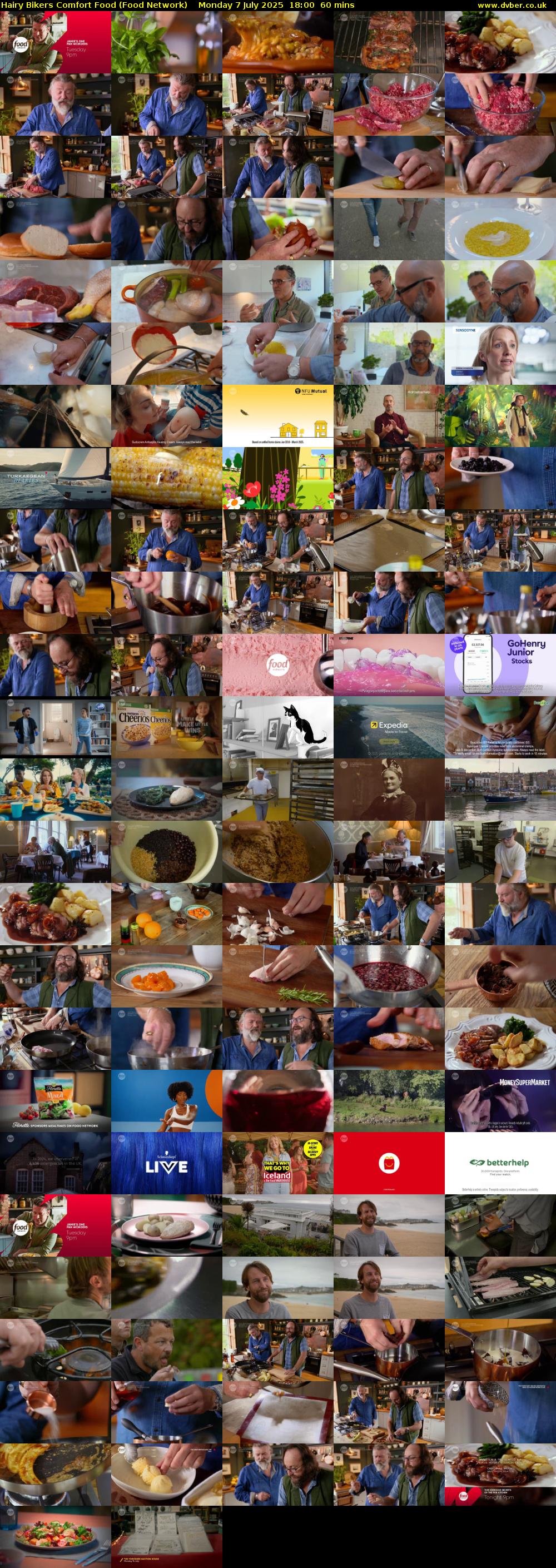 Hairy Bikers Comfort Food (Food Network) Monday 7 July 2025 18:00 - 19:00