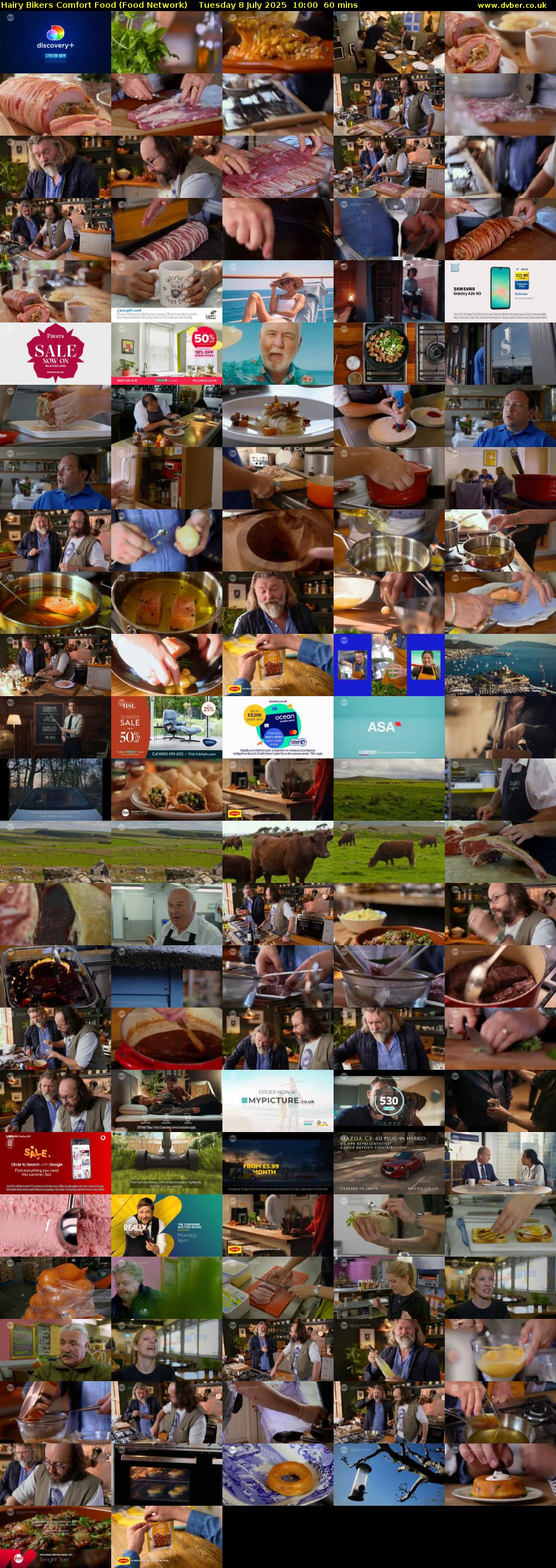 Hairy Bikers Comfort Food (Food Network) Tuesday 8 July 2025 10:00 - 11:00