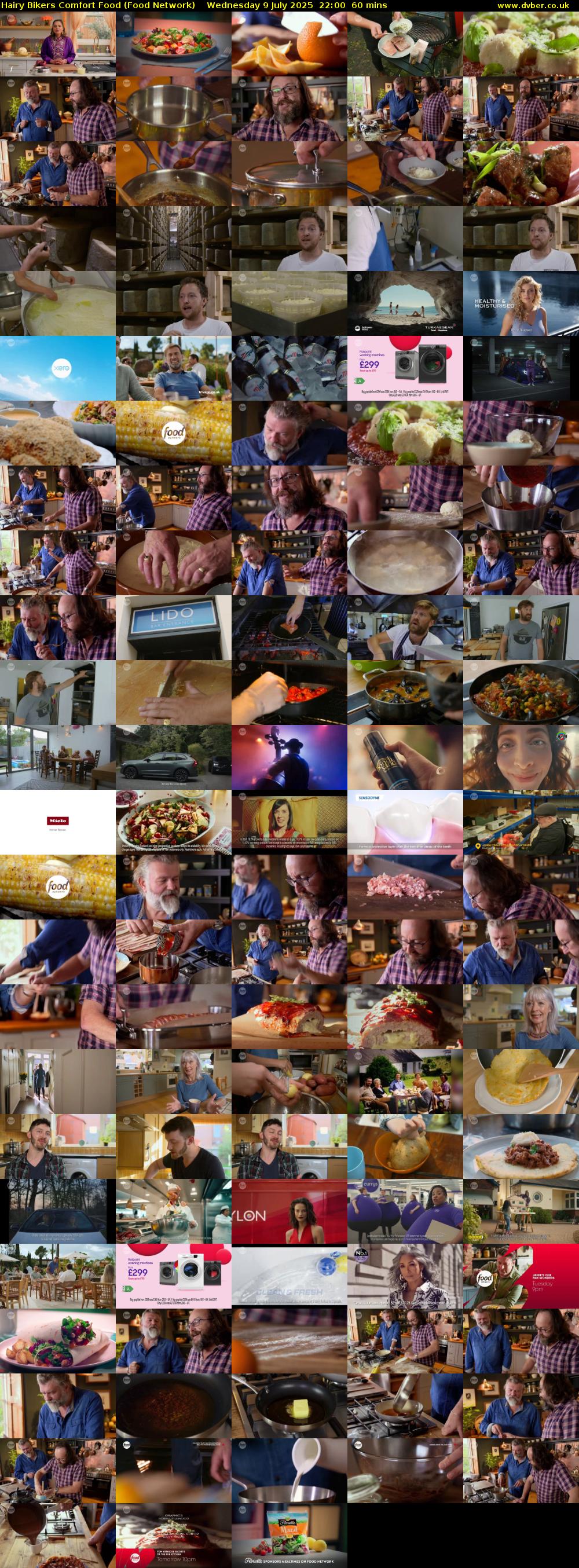 Hairy Bikers Comfort Food (Food Network) Wednesday 9 July 2025 22:00 - 23:00