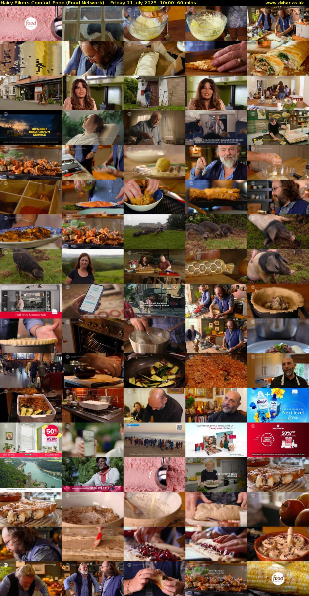 Hairy Bikers Comfort Food (Food Network) Friday 11 July 2025 10:00 - 11:00