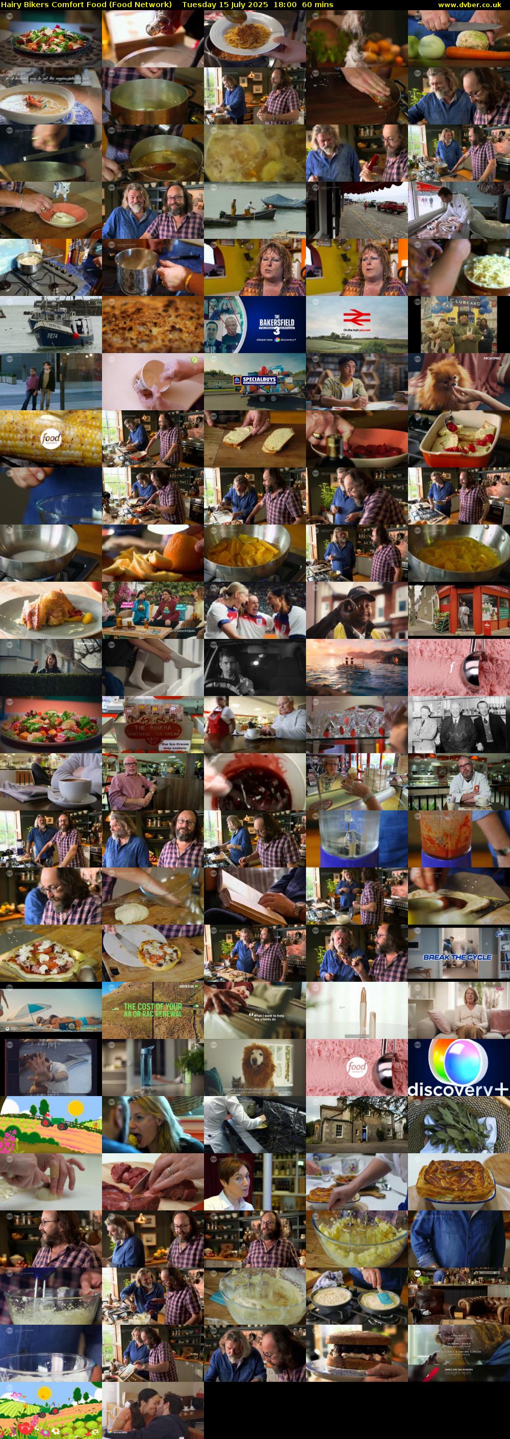 Hairy Bikers Comfort Food (Food Network) Tuesday 15 July 2025 18:00 - 19:00