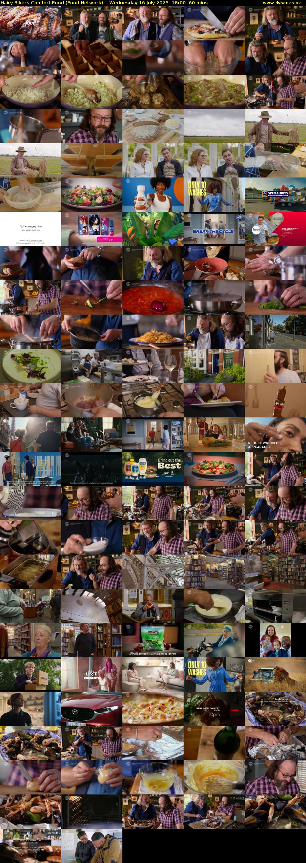 Hairy Bikers Comfort Food (Food Network) Wednesday 16 July 2025 18:00 - 19:00