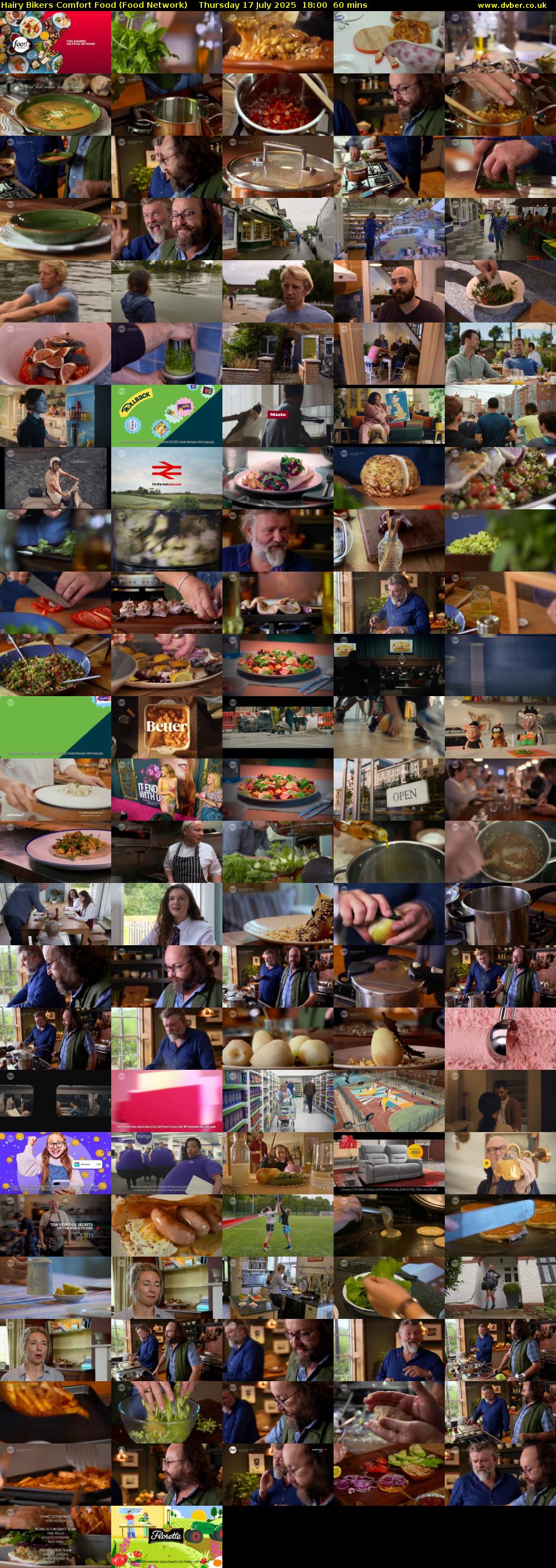 Hairy Bikers Comfort Food (Food Network) Thursday 17 July 2025 18:00 - 19:00