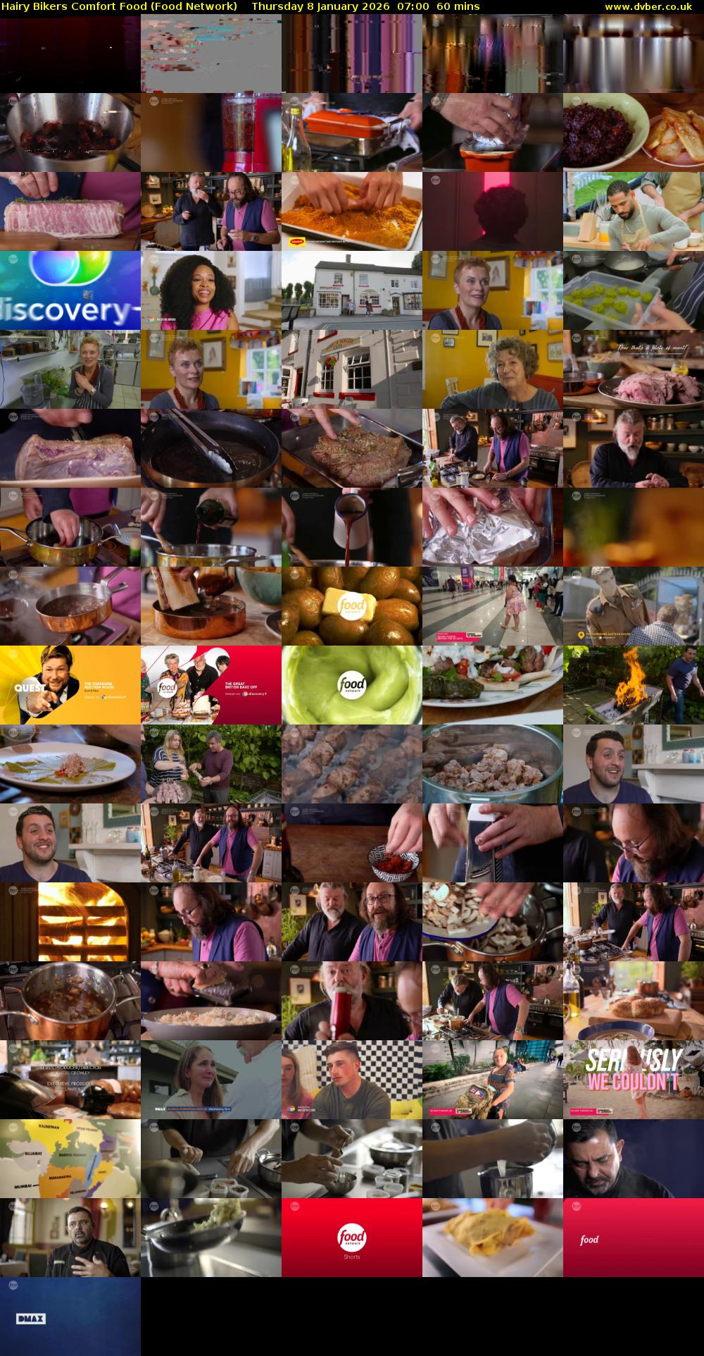 Hairy Bikers Comfort Food (Food Network) Thursday 8 January 2026 07:00 - 08:00