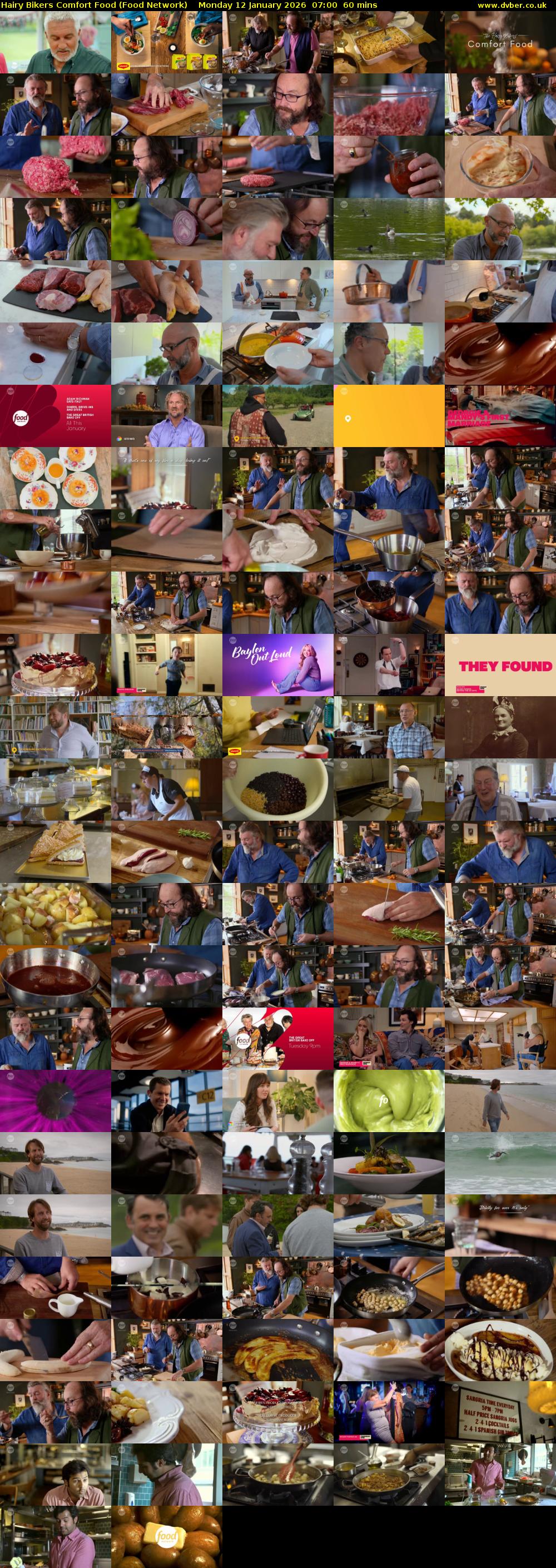 Hairy Bikers Comfort Food (Food Network) Monday 12 January 2026 07:00 - 08:00