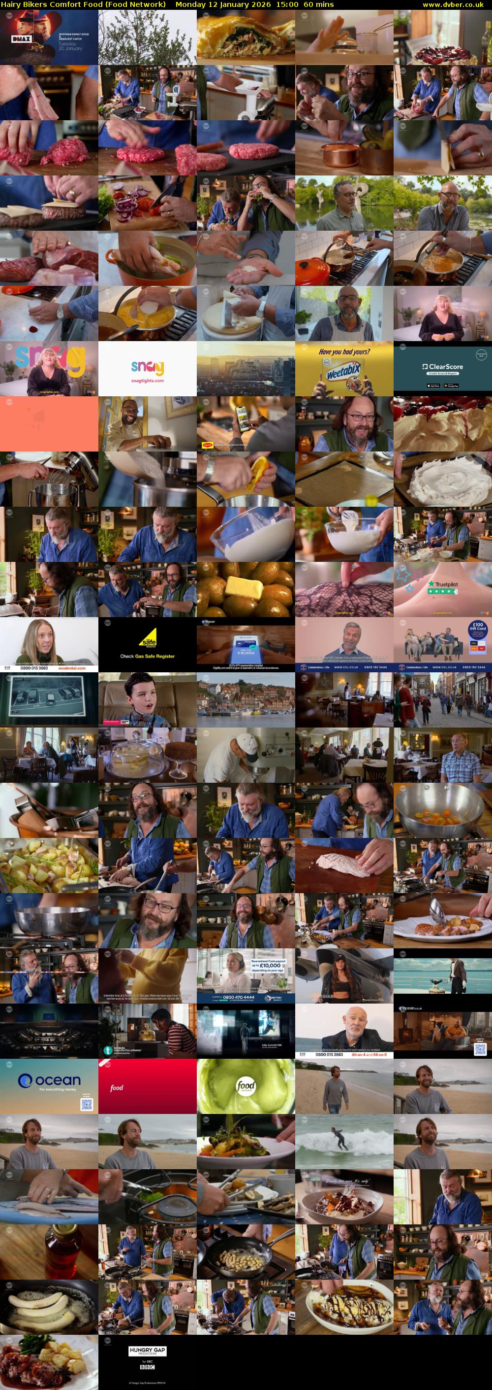 Hairy Bikers Comfort Food (Food Network) Monday 12 January 2026 15:00 - 16:00