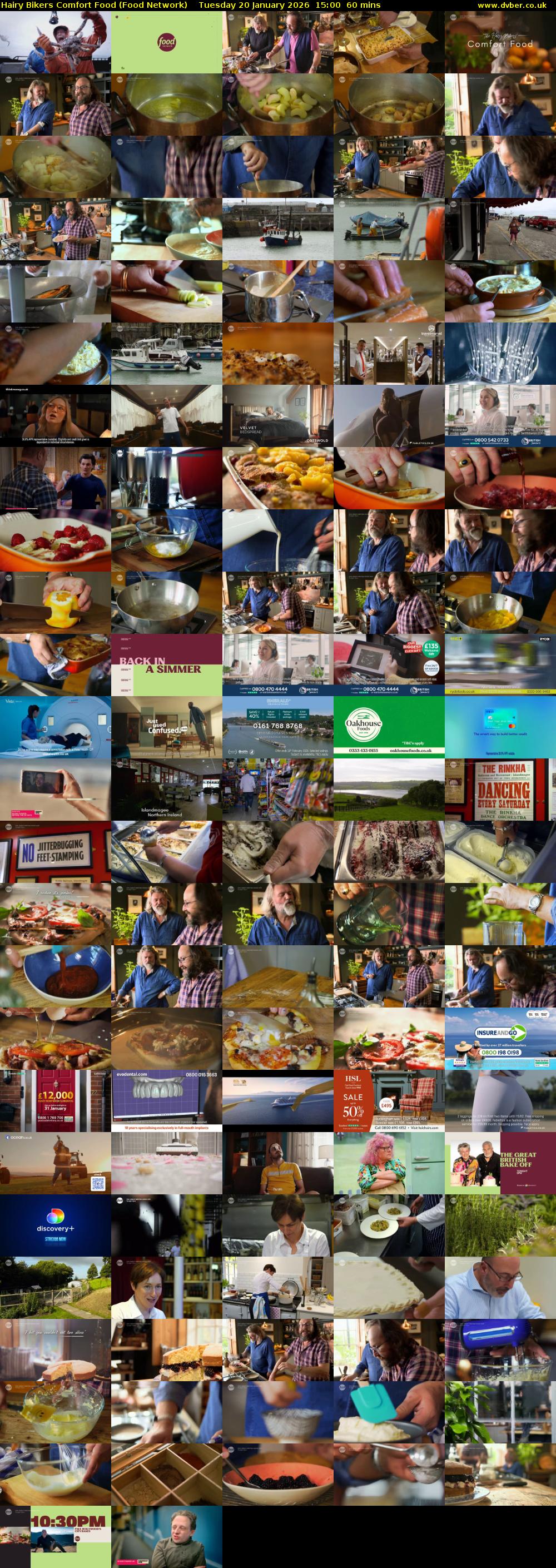 Hairy Bikers Comfort Food (Food Network) Tuesday 20 January 2026 15:00 - 16:00