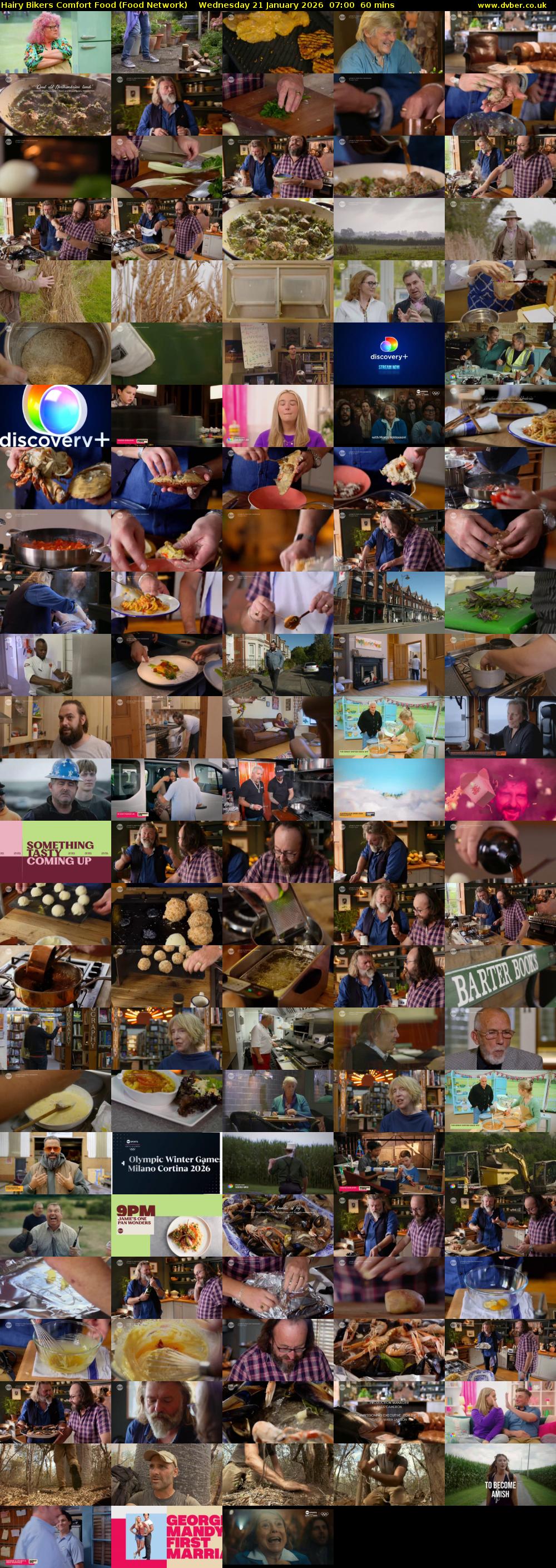 Hairy Bikers Comfort Food (Food Network) Wednesday 21 January 2026 07:00 - 08:00