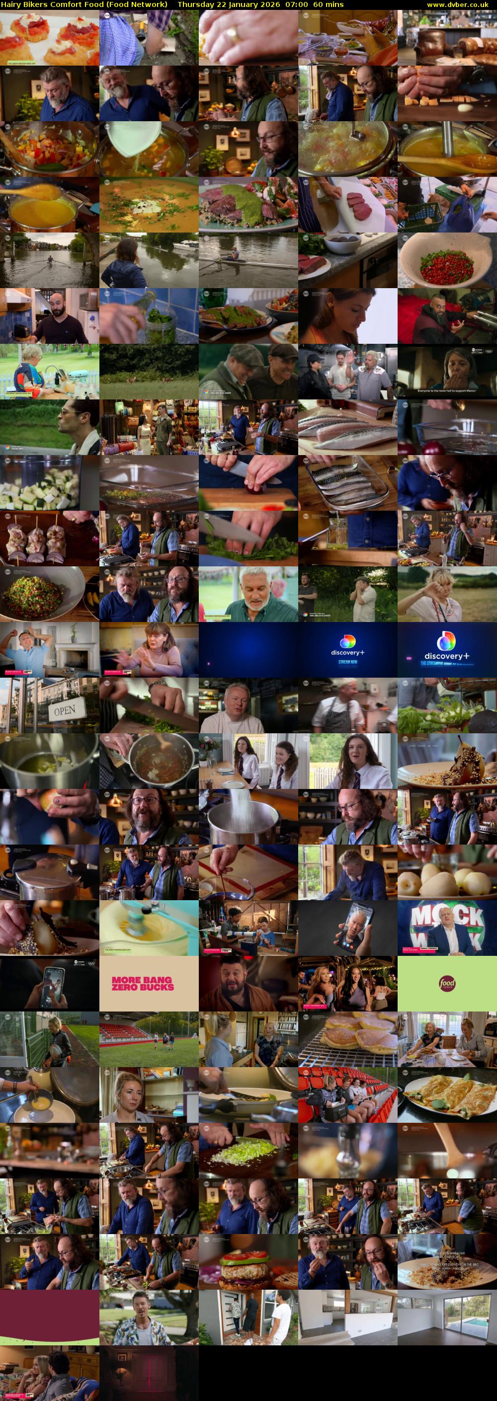 Hairy Bikers Comfort Food (Food Network) Thursday 22 January 2026 07:00 - 08:00
