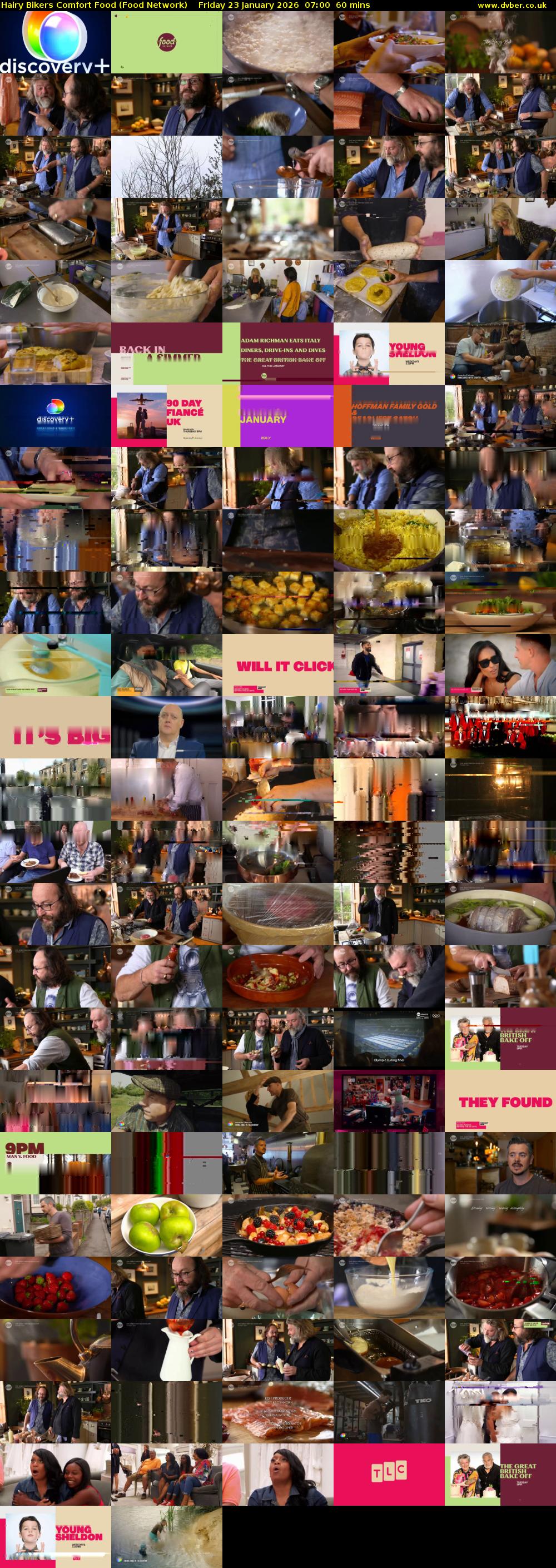 Hairy Bikers Comfort Food (Food Network) Friday 23 January 2026 07:00 - 08:00