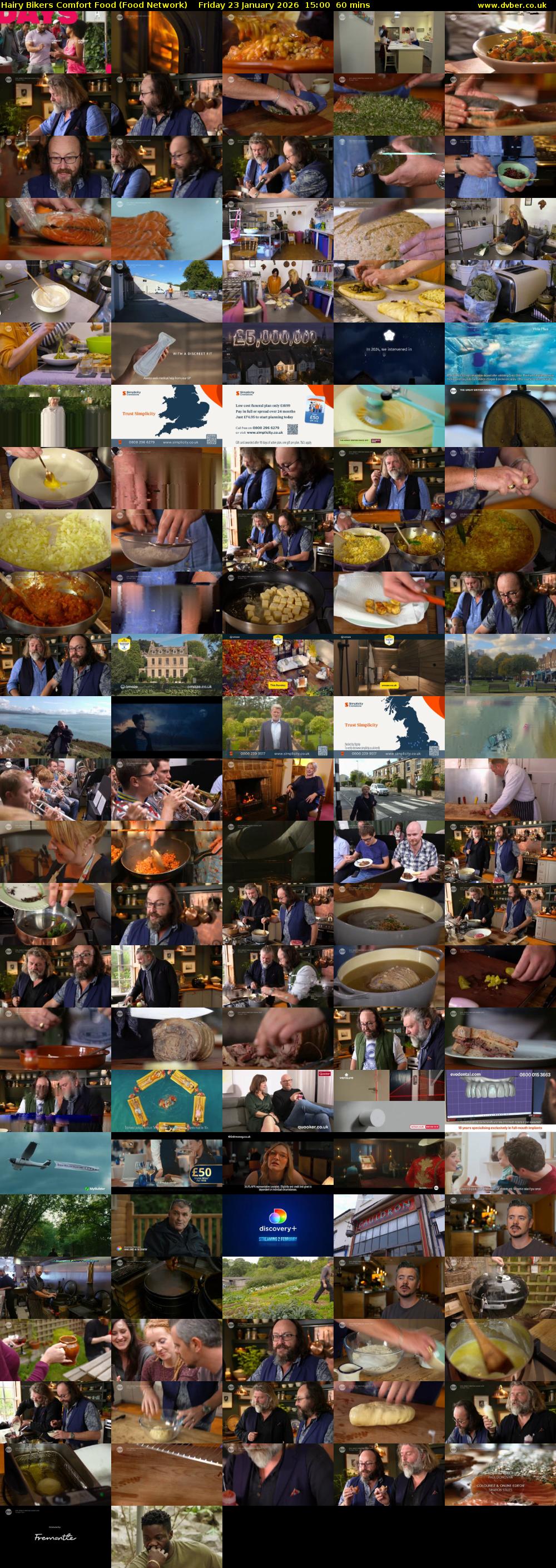 Hairy Bikers Comfort Food (Food Network) Friday 23 January 2026 15:00 - 16:00