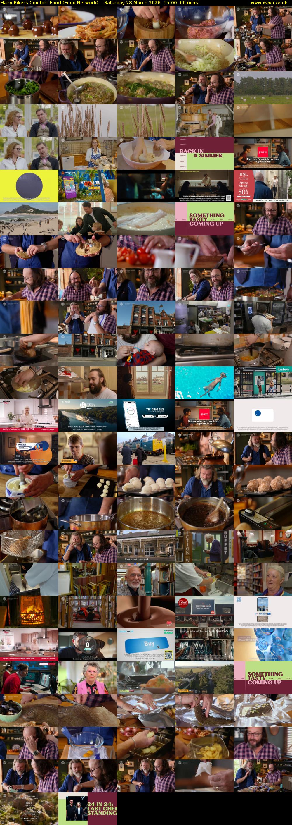 Hairy Bikers Comfort Food (Food Network) Saturday 28 March 2026 15:00 - 16:00