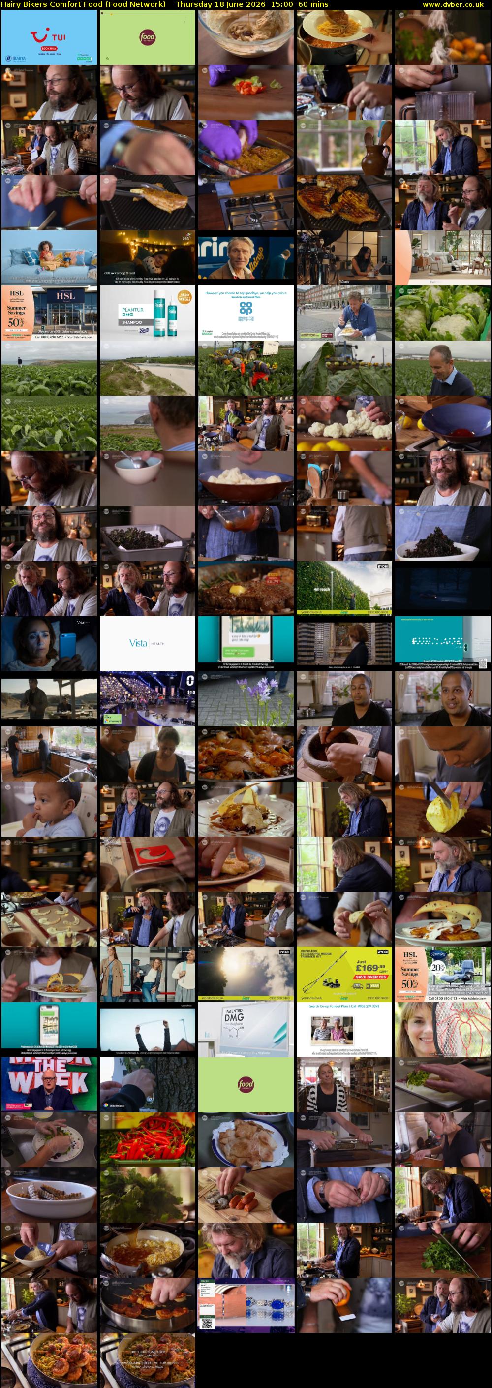 Hairy Bikers Comfort Food (Food Network) Thursday 18 June 2026 15:00 - 16:00