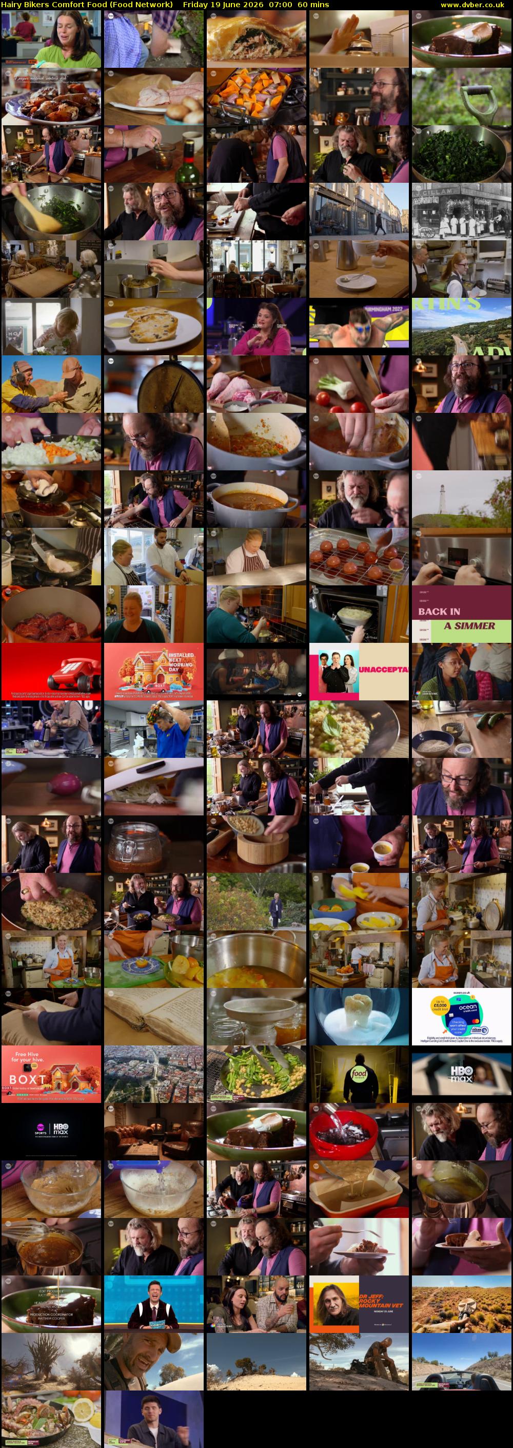 Hairy Bikers Comfort Food (Food Network) Friday 19 June 2026 07:00 - 08:00