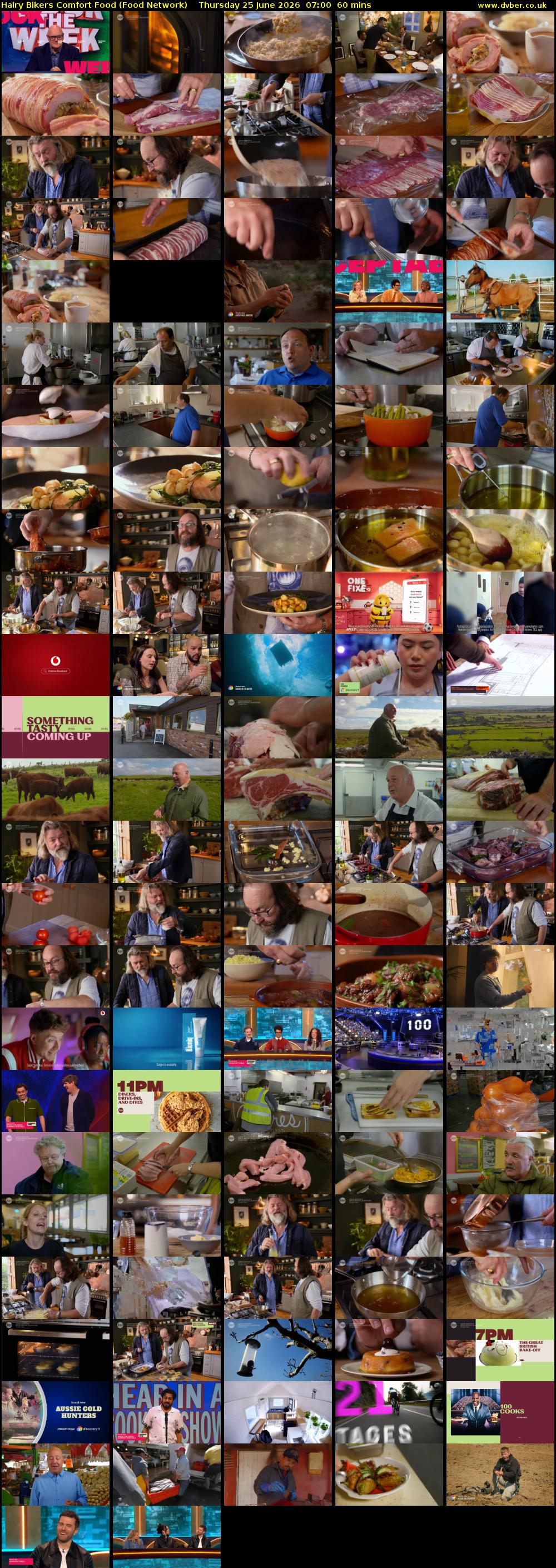 Hairy Bikers Comfort Food (Food Network) Thursday 25 June 2026 07:00 - 08:00