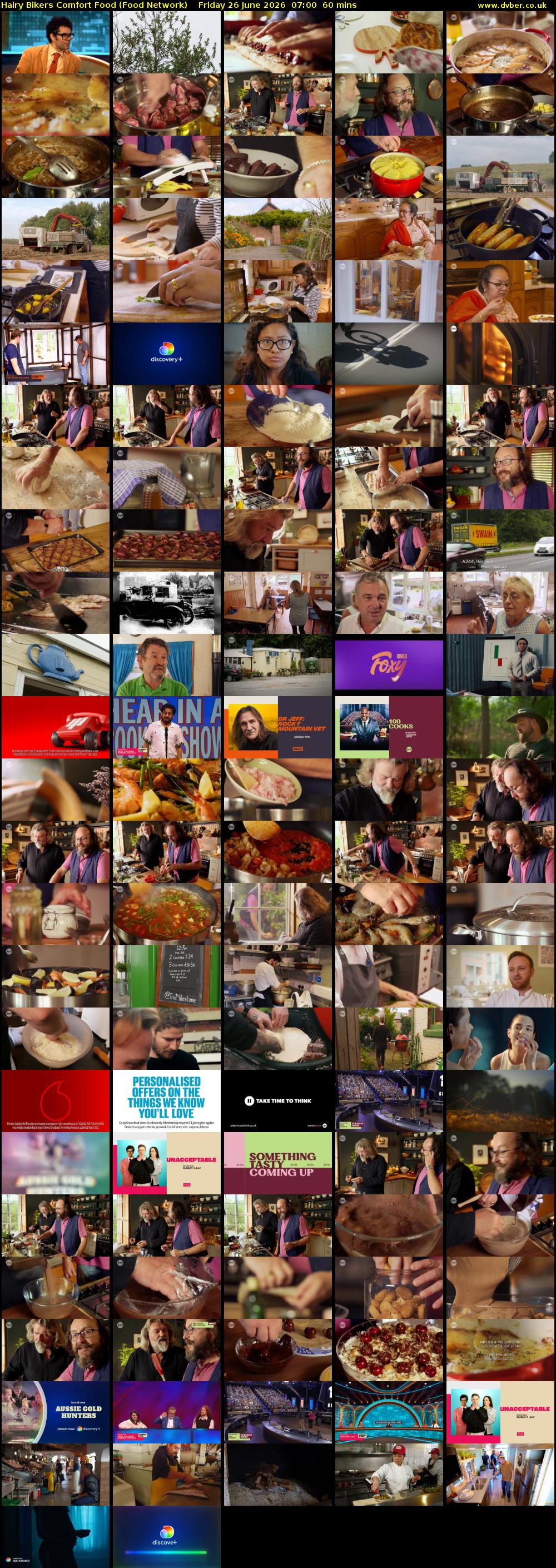 Hairy Bikers Comfort Food (Food Network) Friday 26 June 2026 07:00 - 08:00