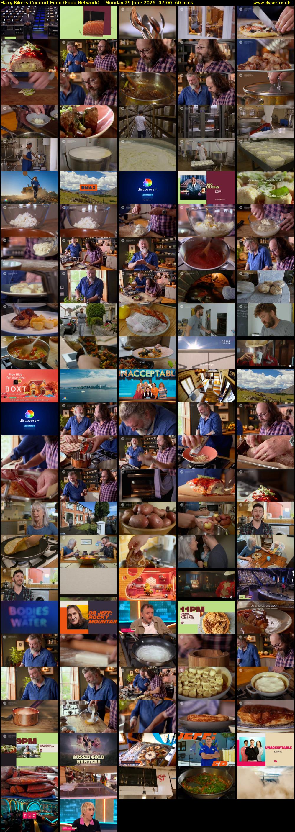 Hairy Bikers Comfort Food (Food Network) Monday 29 June 2026 07:00 - 08:00