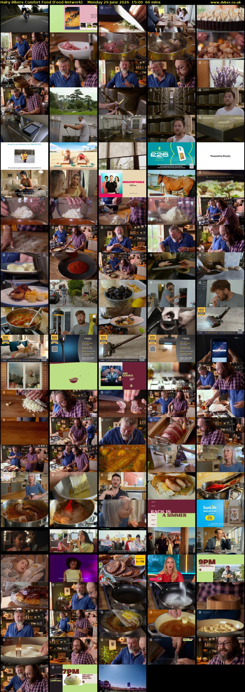 Hairy Bikers Comfort Food (Food Network) Monday 29 June 2026 15:00 - 16:00