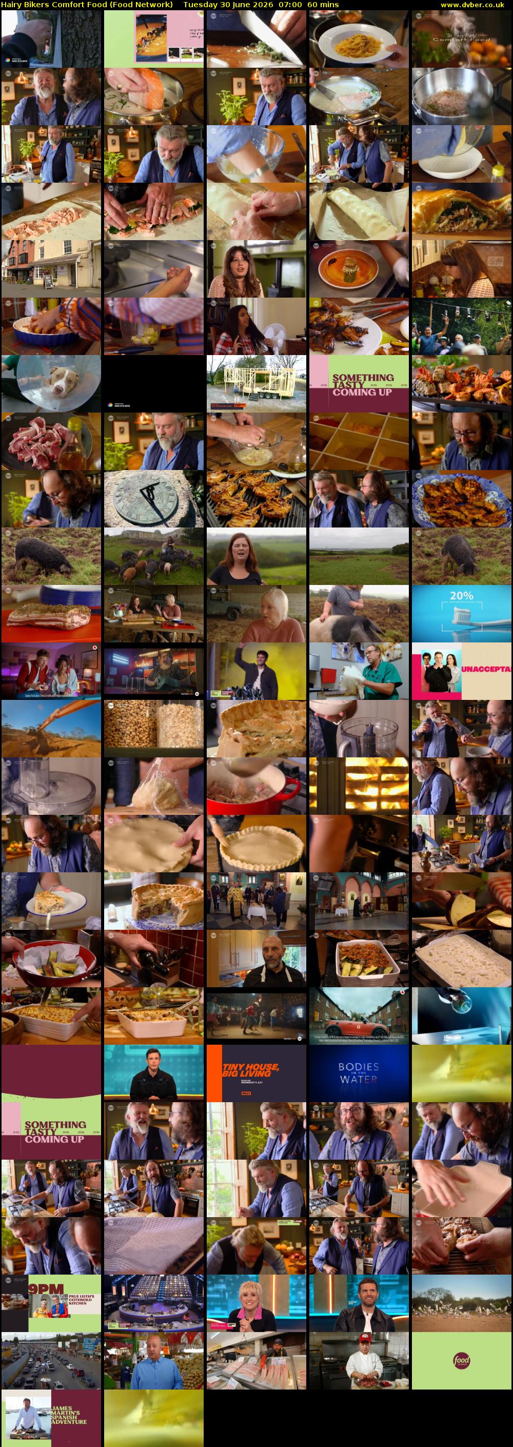 Hairy Bikers Comfort Food (Food Network) Tuesday 30 June 2026 07:00 - 08:00