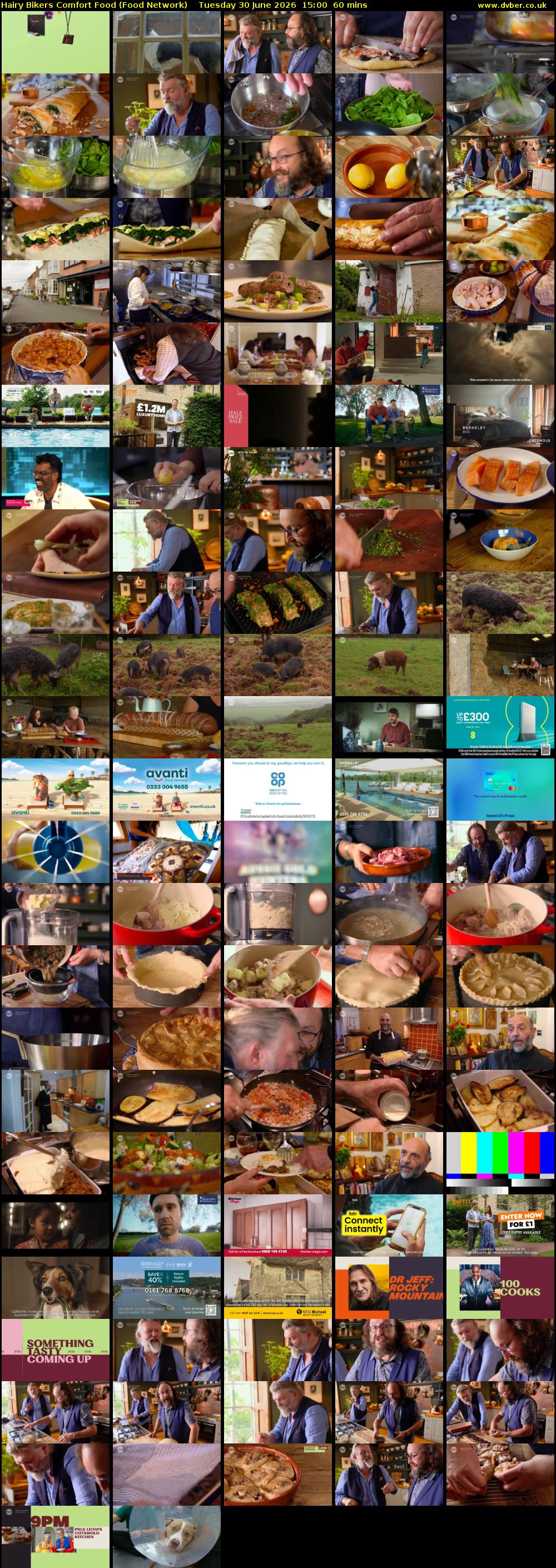 Hairy Bikers Comfort Food (Food Network) Tuesday 30 June 2026 15:00 - 16:00