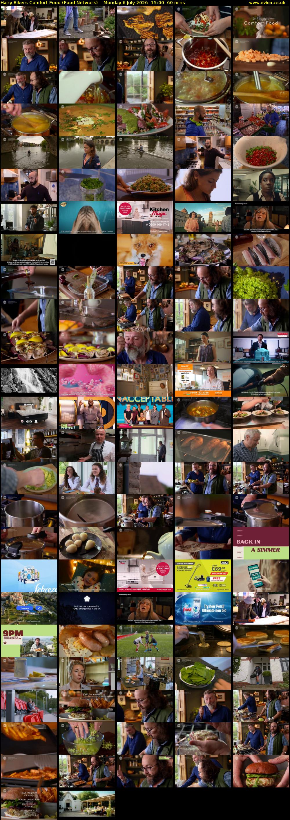Hairy Bikers Comfort Food (Food Network) Monday 6 July 2026 15:00 - 16:00