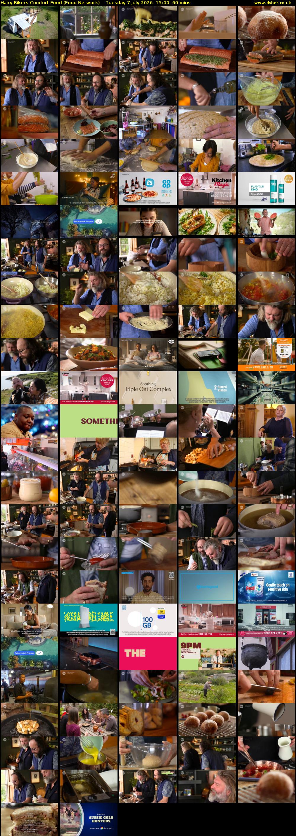 Hairy Bikers Comfort Food (Food Network) Tuesday 7 July 2026 15:00 - 16:00