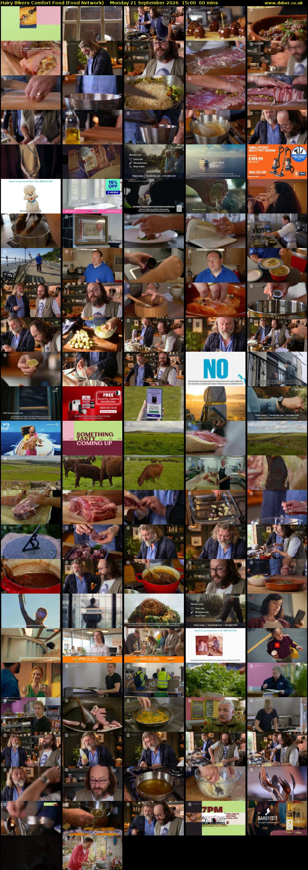 Hairy Bikers Comfort Food (Food Network) Monday 21 September 2026 15:00 - 16:00