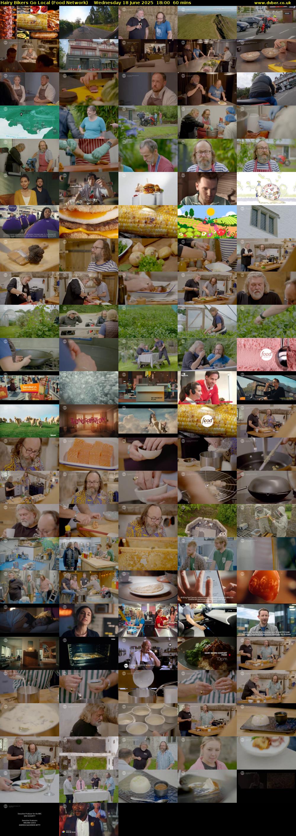 Hairy Bikers Go Local (Food Network) Wednesday 18 June 2025 18:00 - 19:00