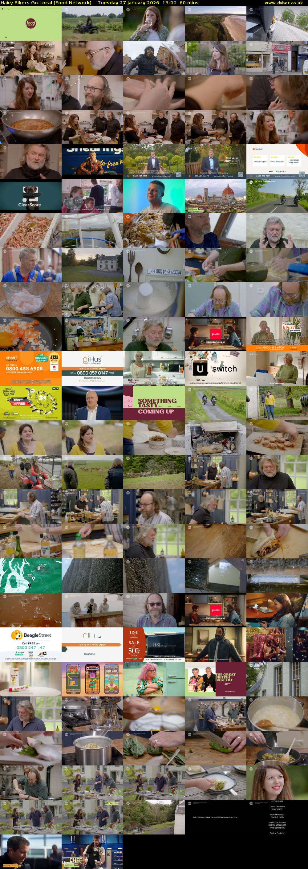 Hairy Bikers Go Local (Food Network) Tuesday 27 January 2026 15:00 - 16:00