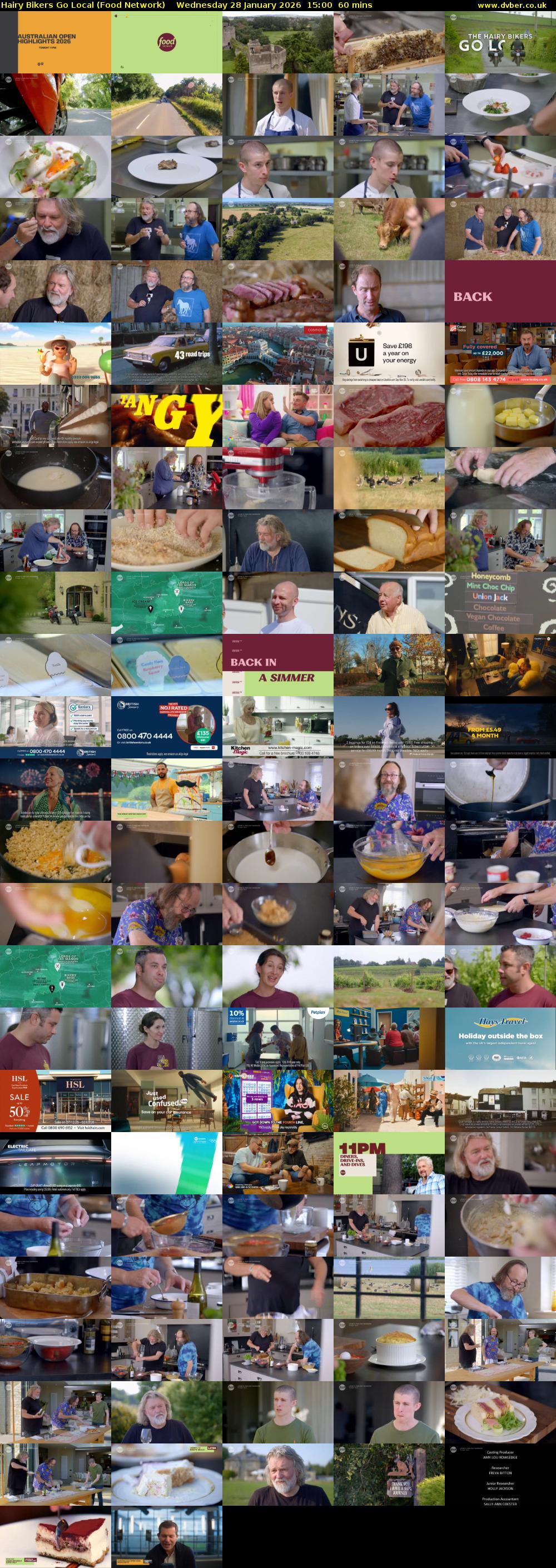 Hairy Bikers Go Local (Food Network) Wednesday 28 January 2026 15:00 - 16:00