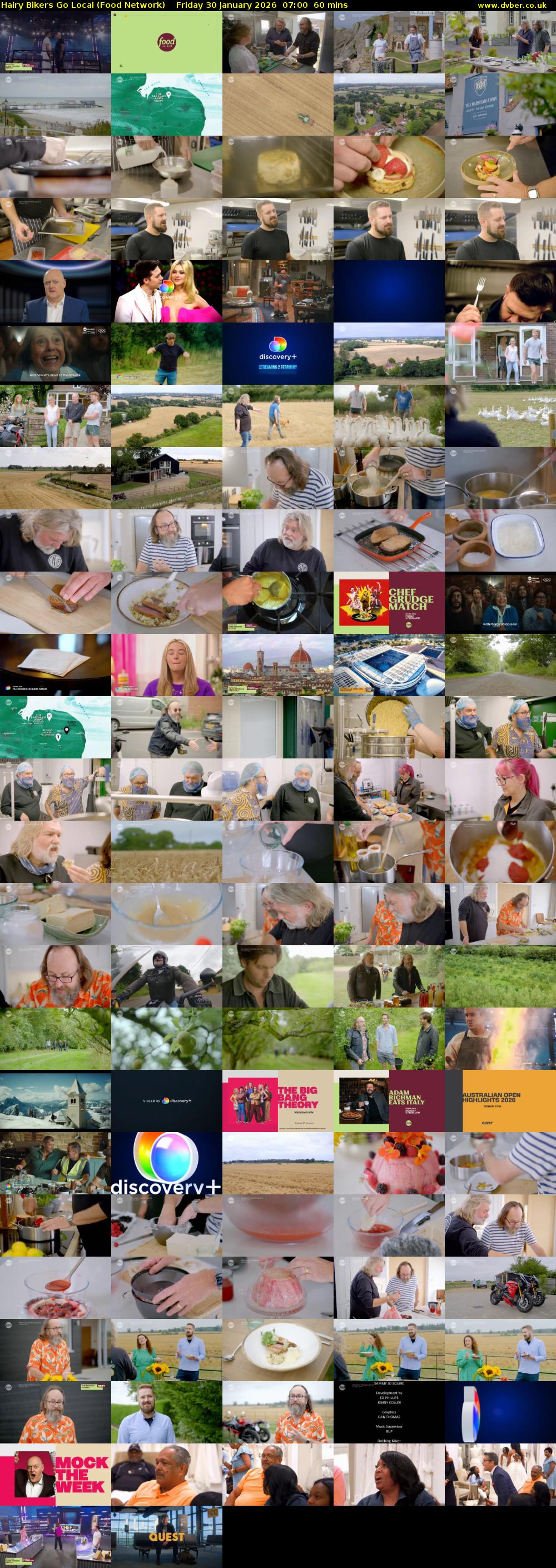 Hairy Bikers Go Local (Food Network) Friday 30 January 2026 07:00 - 08:00