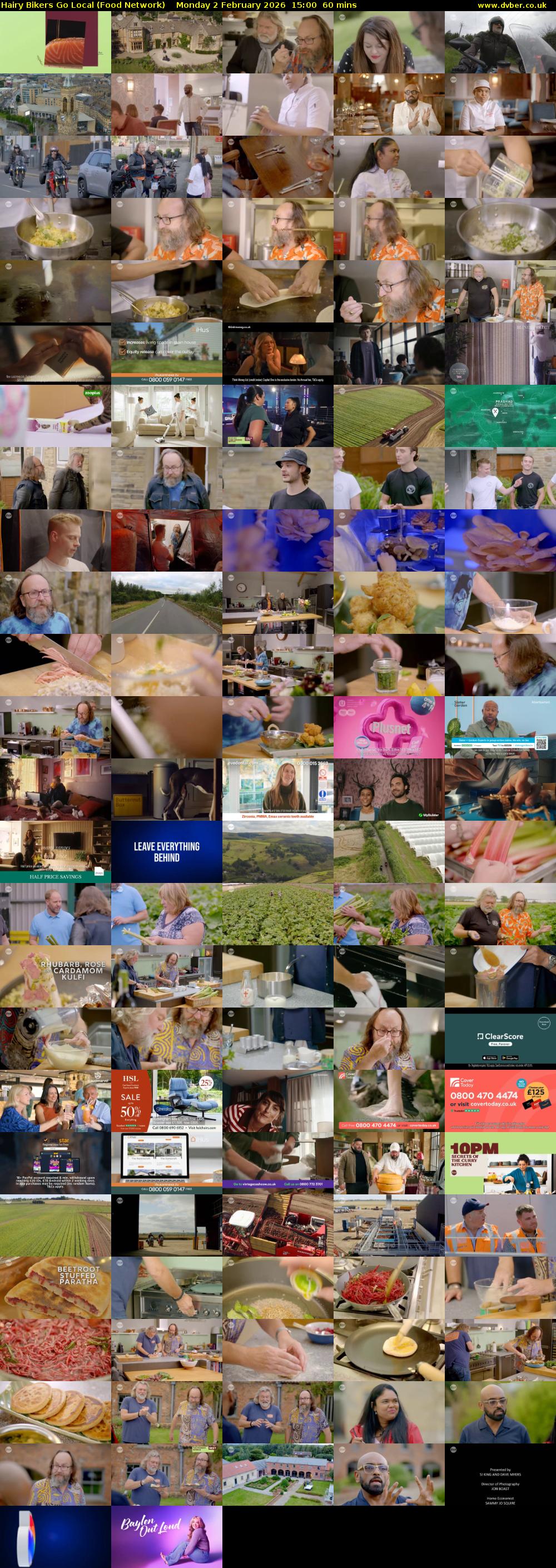 Hairy Bikers Go Local (Food Network) Monday 2 February 2026 15:00 - 16:00