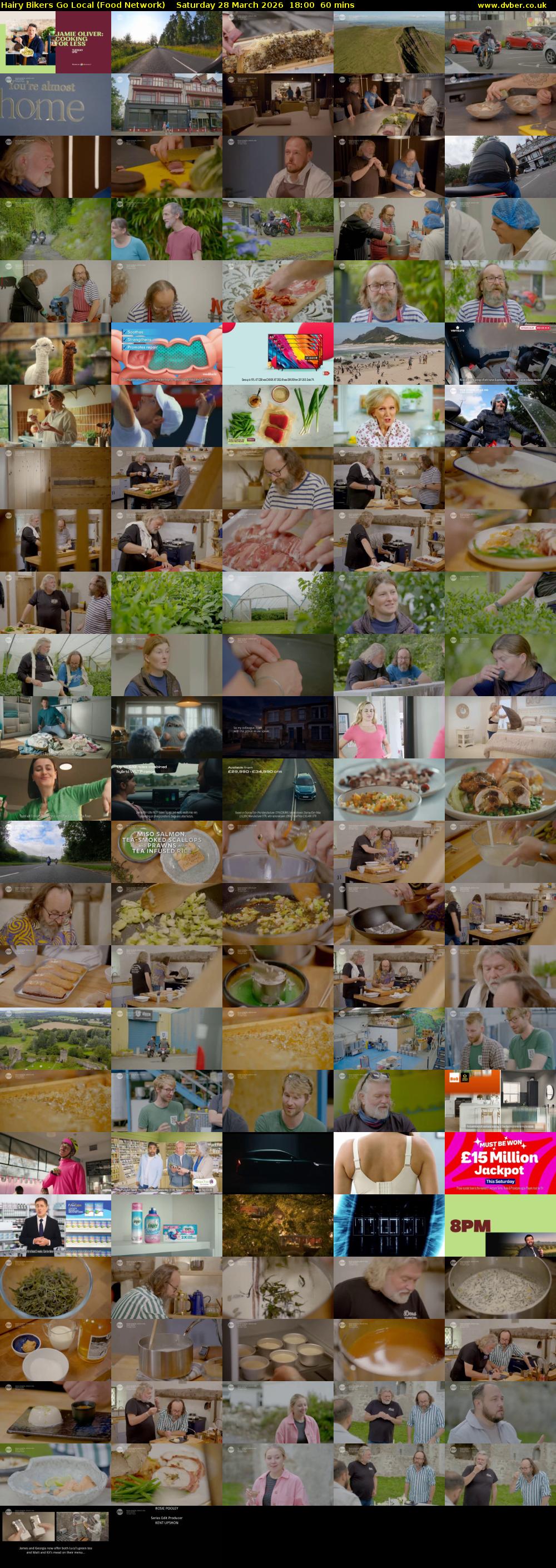 Hairy Bikers Go Local (Food Network) Saturday 28 March 2026 18:00 - 19:00