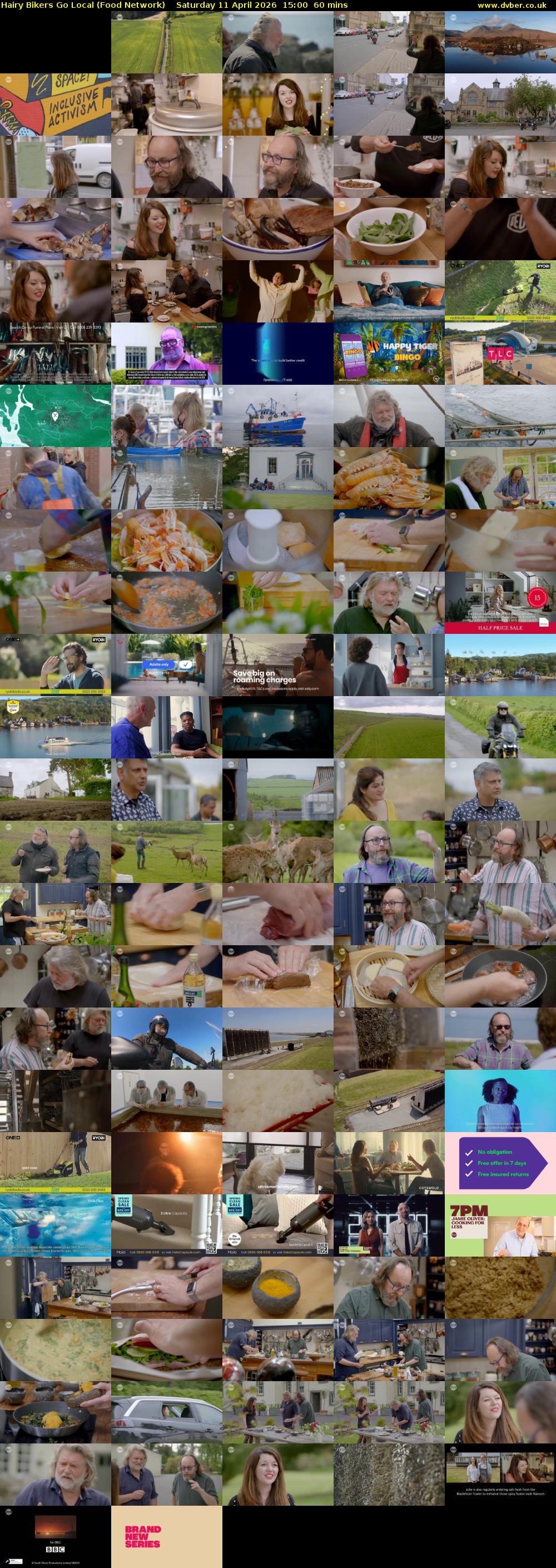 Hairy Bikers Go Local (Food Network) Saturday 11 April 2026 15:00 - 16:00