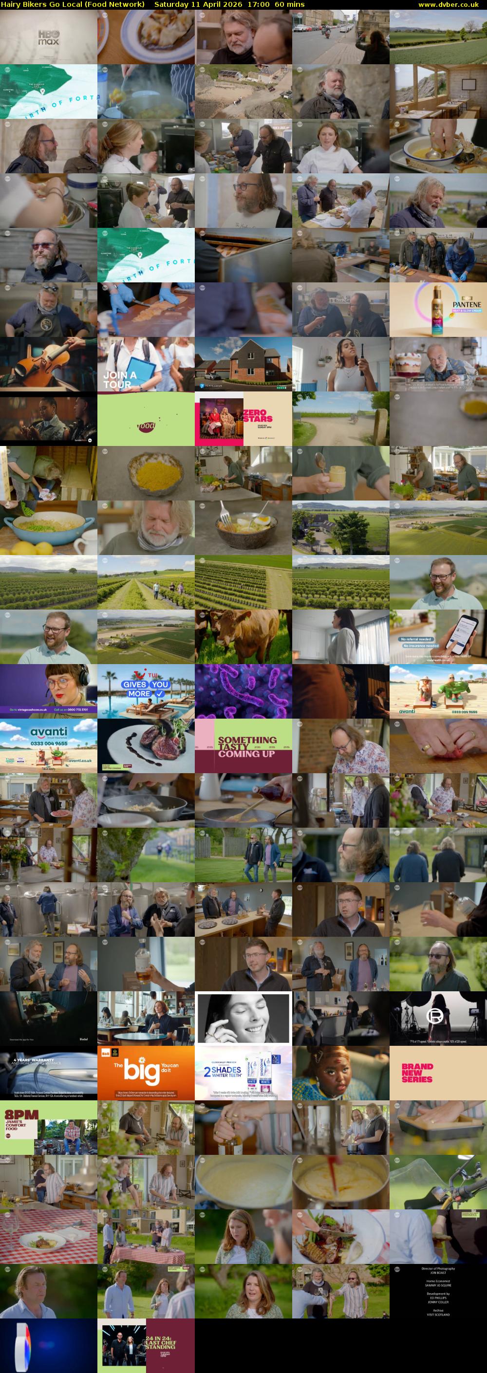 Hairy Bikers Go Local (Food Network) Saturday 11 April 2026 17:00 - 18:00