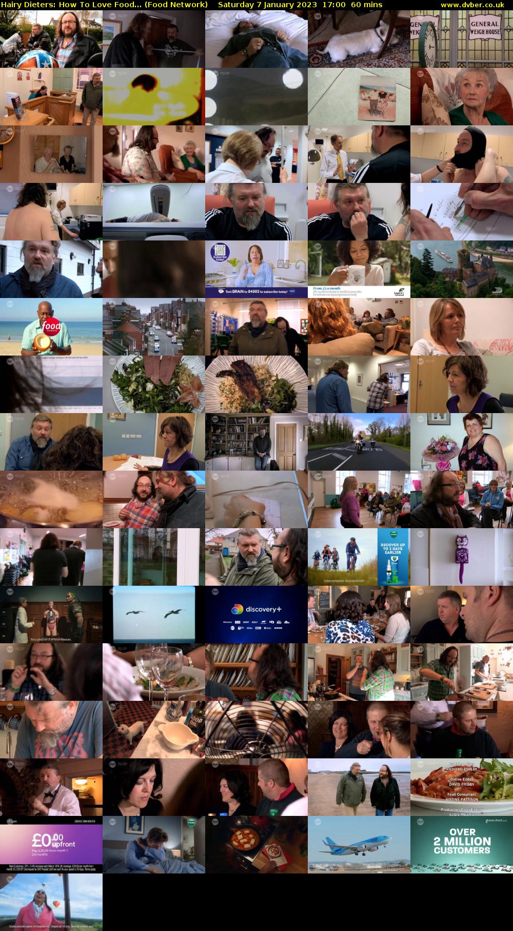 Hairy Dieters: How To Love Food... (Food Network) Saturday 7 January 2023 17:00 - 18:00