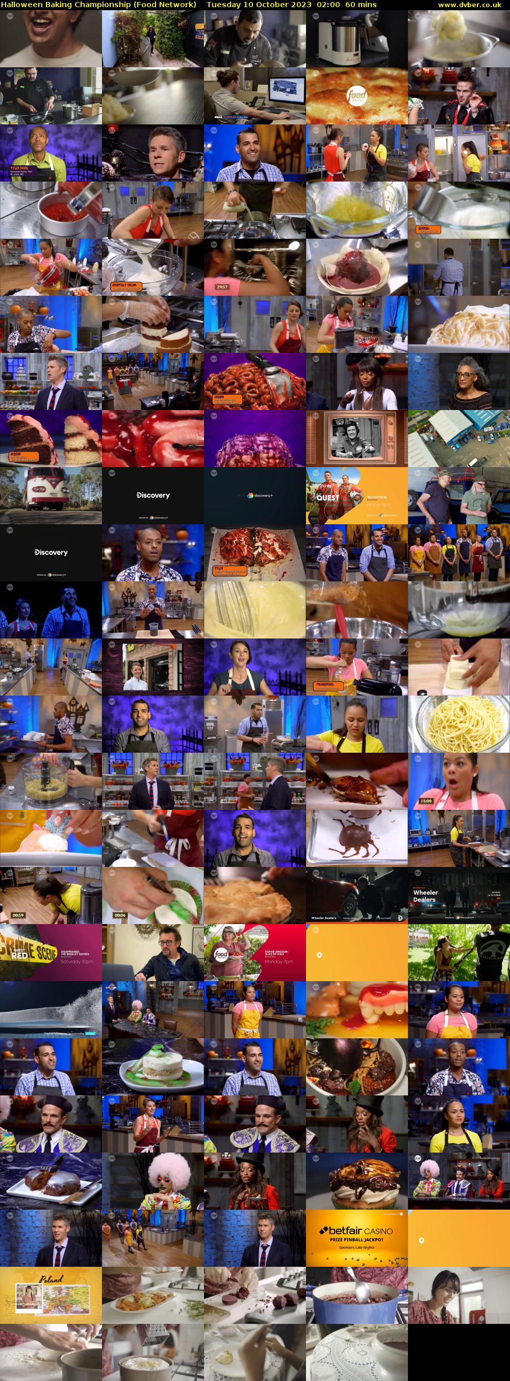 Halloween Baking Championship (Food Network) Tuesday 10 October 2023 02:00 - 03:00