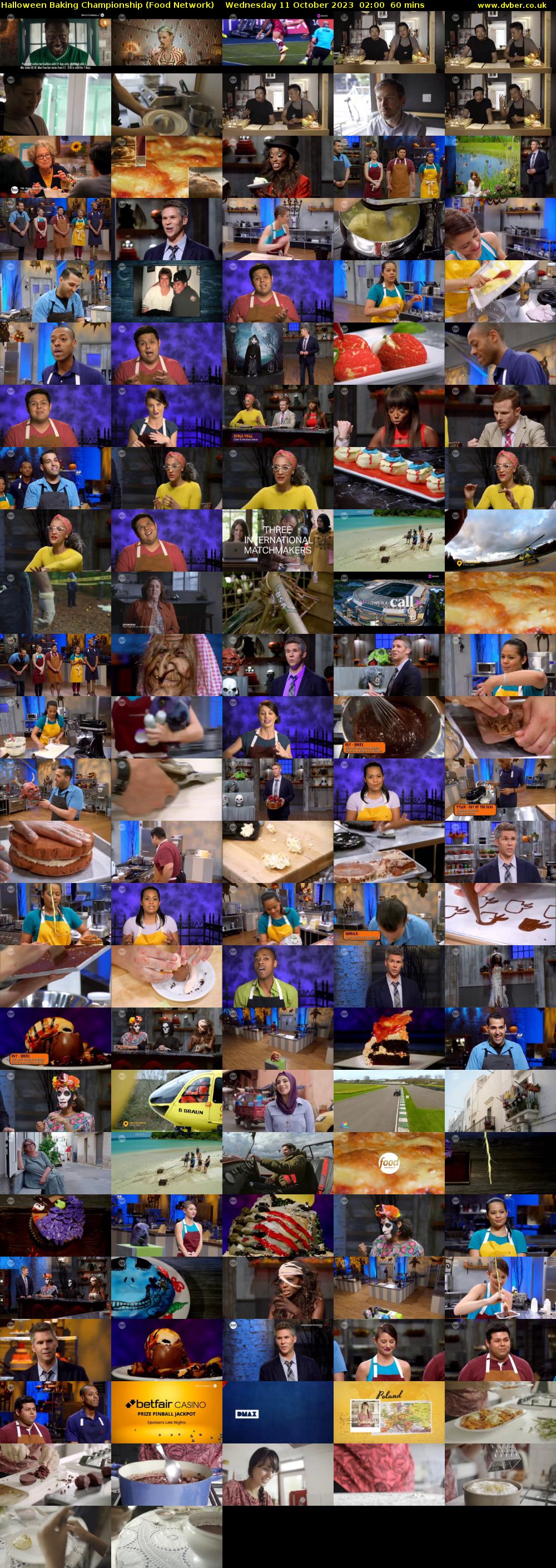 Halloween Baking Championship (Food Network) Wednesday 11 October 2023 02:00 - 03:00