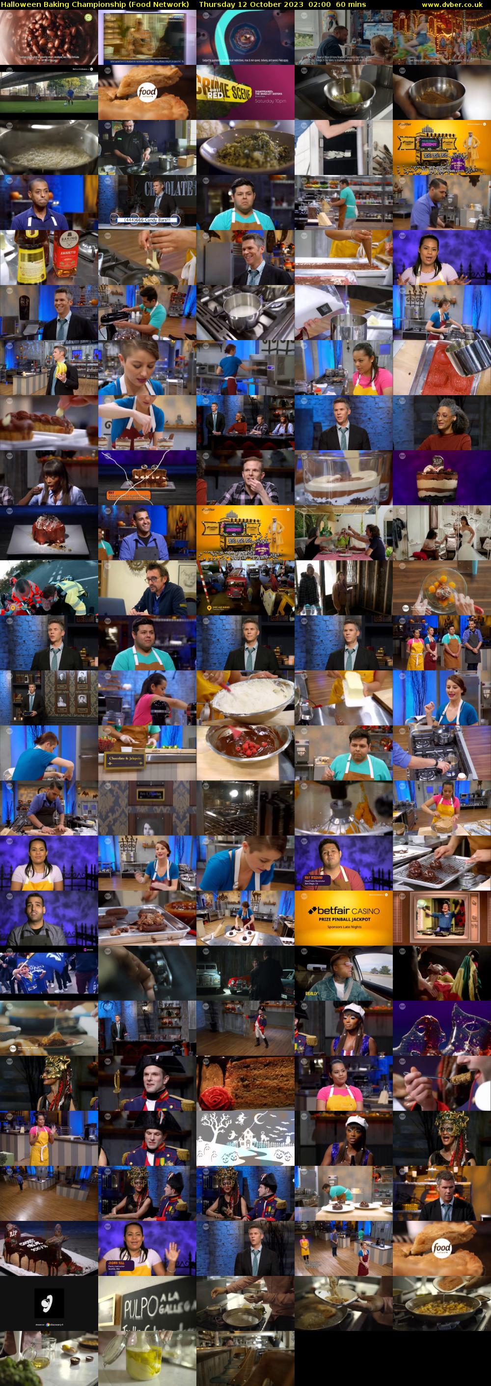 Halloween Baking Championship (Food Network) Thursday 12 October 2023 02:00 - 03:00