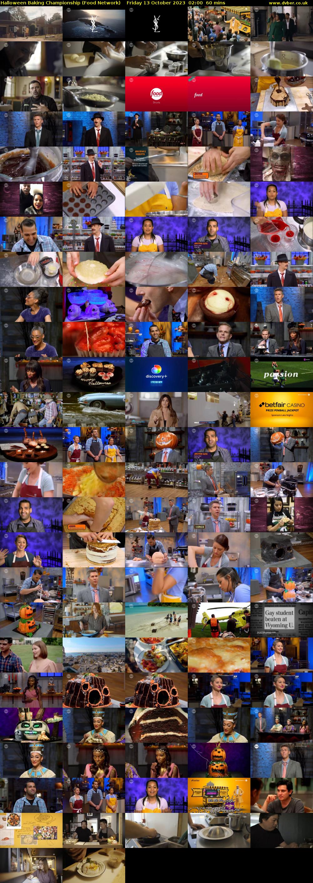 Halloween Baking Championship (Food Network) Friday 13 October 2023 02:00 - 03:00