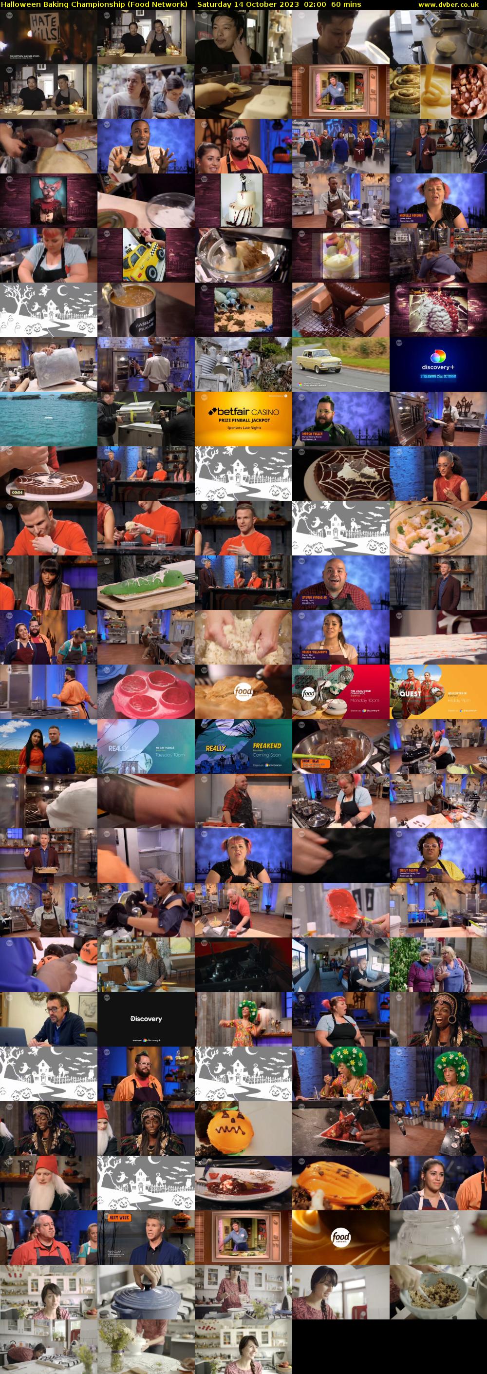 Halloween Baking Championship (Food Network) Saturday 14 October 2023 02:00 - 03:00