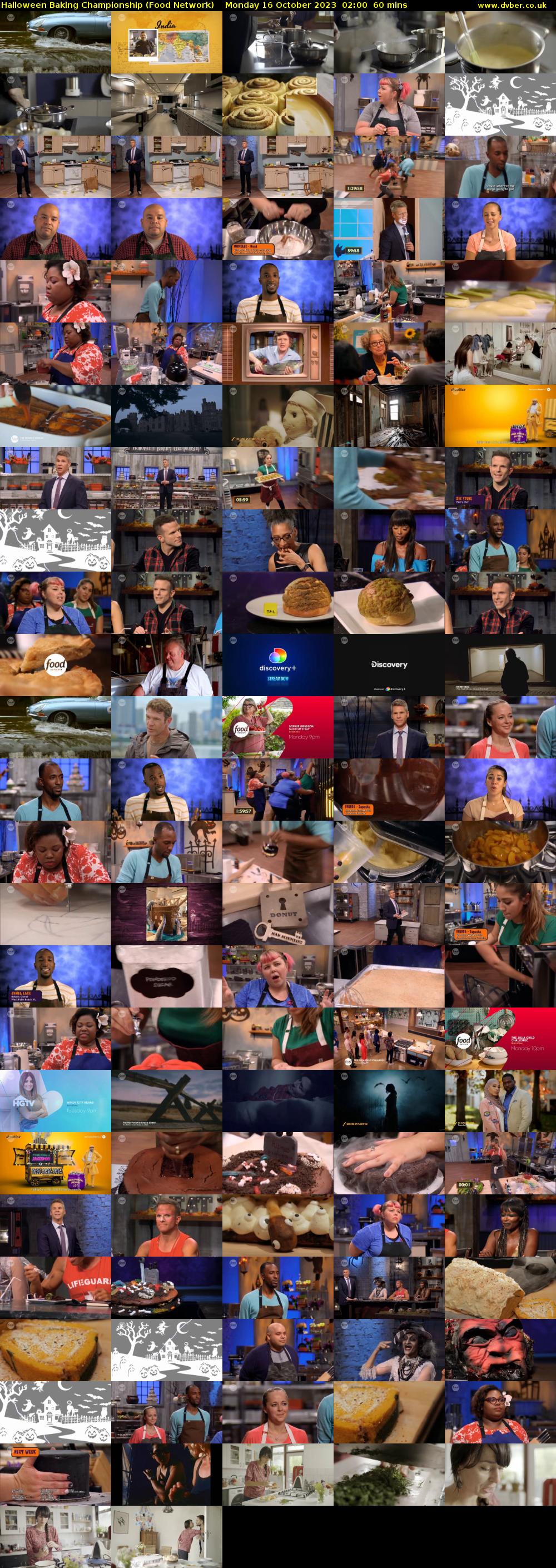 Halloween Baking Championship (Food Network) Monday 16 October 2023 02:00 - 03:00
