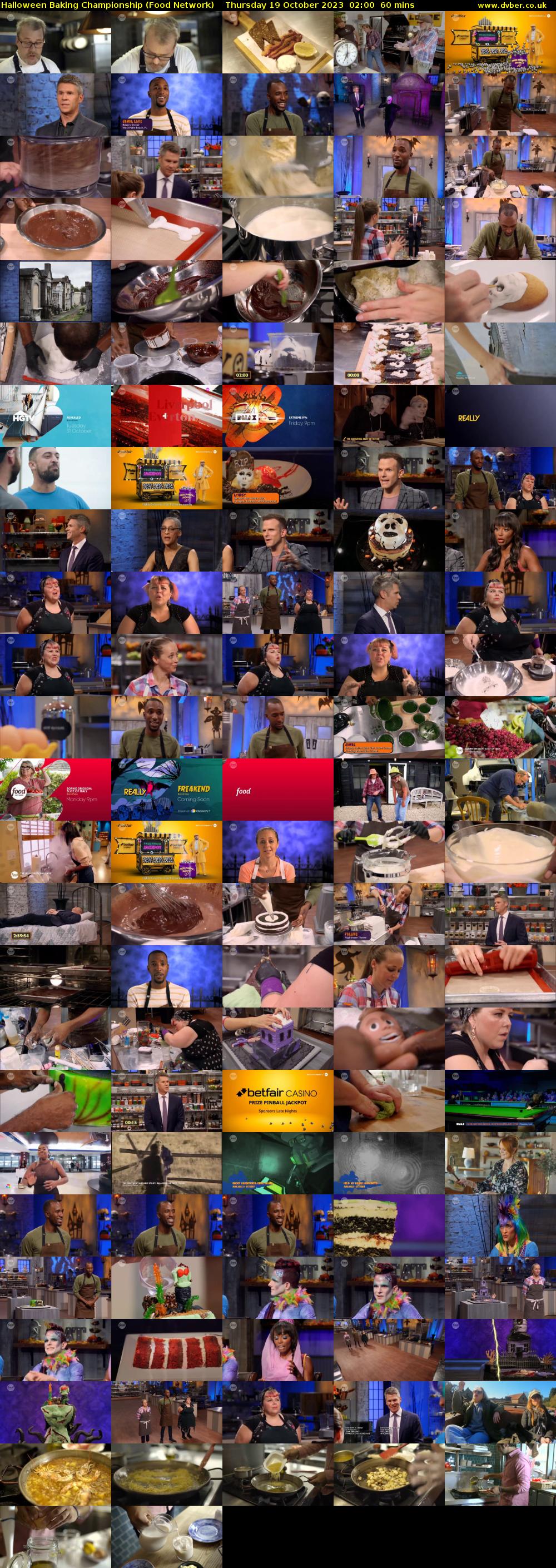 Halloween Baking Championship (Food Network) Thursday 19 October 2023 02:00 - 03:00
