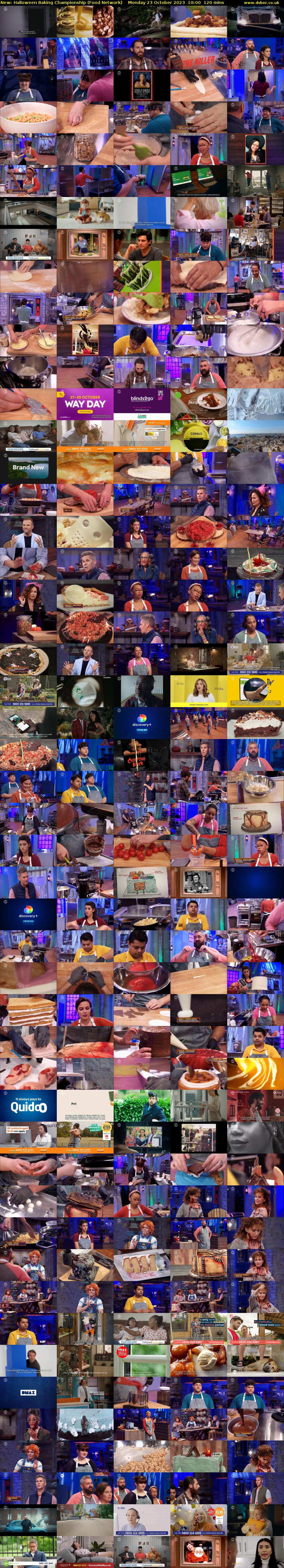 Halloween Baking Championship (Food Network) Monday 23 October 2023 10:00 - 12:00