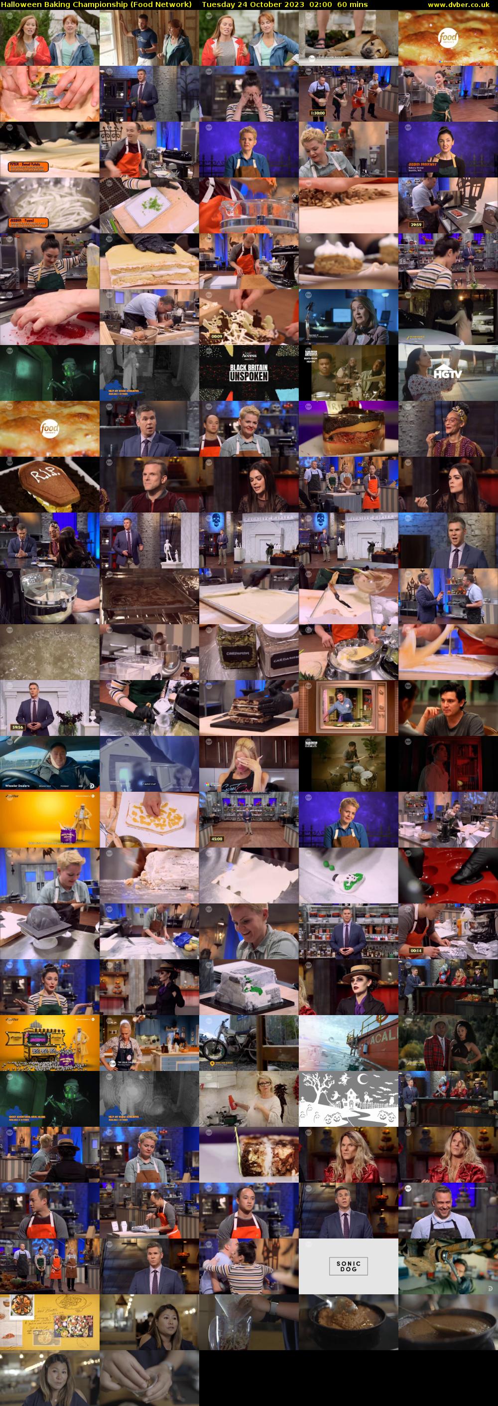 Halloween Baking Championship (Food Network) Tuesday 24 October 2023 02:00 - 03:00